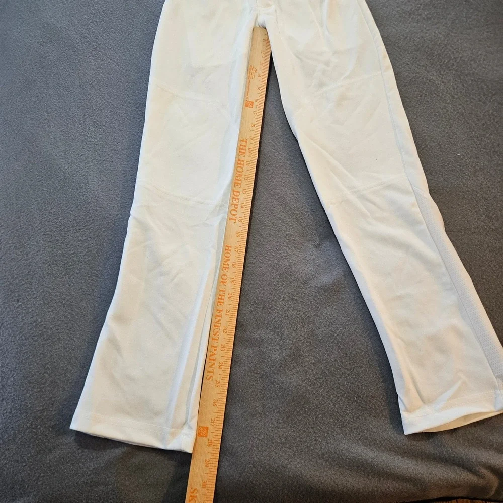 Russell Athletic Youth Medium White Baseball Pants Mesh Panels vented 2 pair new - Picture 5 of 10